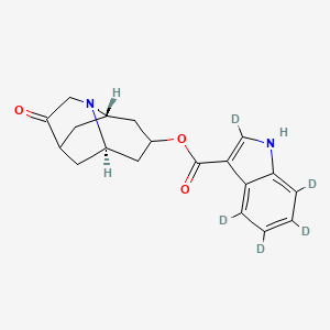 molecular formula C19H20N2O3 B15137677 Dolasetron-d5 