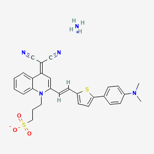 molecular formula C29H29N5O3S2 B15137718 QM-FN-SO3 (ammonium) 