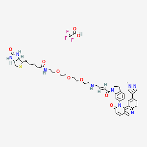 molecular formula C48H56F3N9O9S B15137739 QL47B (Tfa) 