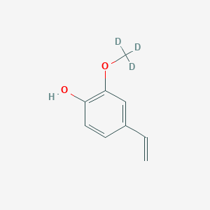 molecular formula C9H10O2 B15137749 p-Vinylguaiacol-d3 