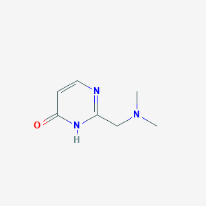 molecular formula C7H11N3O B1513777 2-((Dimethylamino)methyl)pyrimidin-4(3H)-one 