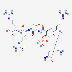 molecular formula C34H69N16O11P B15137801 KRpTIRR CAS No. 261159-34-6