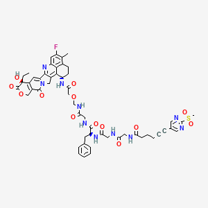 2-MSP-5-HA-GGFG-NH-CH2-O-CH2-CO-Exatecan