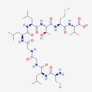 molecular formula C39H71N9O11S2 B15137889 H-Cys-Leu-Gly-Gly-Leu-Leu-Thr-Met-Val-OH 