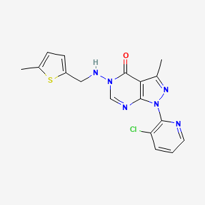 molecular formula C17H15ClN6OS B15137907 Tmv-IN-7 