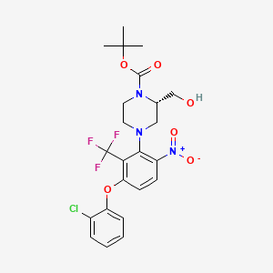 molecular formula C23H25ClF3N3O6 B15137939 Dgk|AE-IN-4 