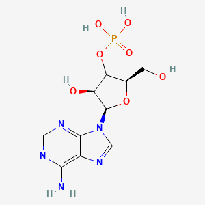 [(2R,4S,5R)-5-(6-aminopurin-9-yl)-4-hydroxy-2-(hydroxymethyl)oxolan-3-yl] dihydrogen phosphate