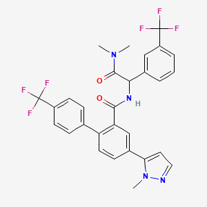 molecular formula C29H24F6N4O2 B15137953 Nkg2D-IN-1 