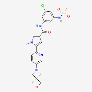 molecular formula C23H24ClN5O4S B15137974 Dhx9-IN-5 