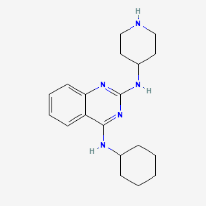 molecular formula C19H27N5 B15137991 G|Aq/11 protein-IN-1 