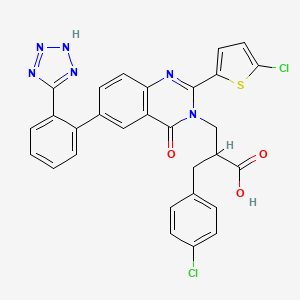 molecular formula C29H20Cl2N6O3S B15138004 Gst-IN-1 