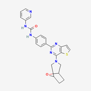 molecular formula C24H22N6O2S B15138011 mTOR inhibitor-13 