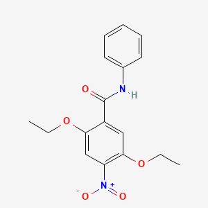 molecular formula C17H18N2O5 B1513802 2,5-Diethoxy-4-nitrobenzanilide 