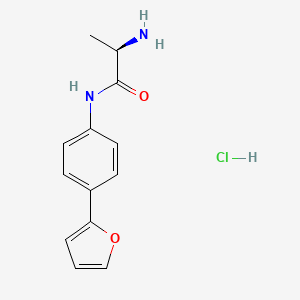 molecular formula C13H15ClN2O2 B15138027 TAAR1 agonist 1 (hydrochloride) 