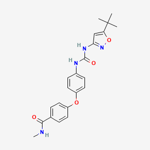 4-(4-(3-(5-tert-butylisoxazol-3-yl)ureido)phenoxy)-N-methylbenzamide