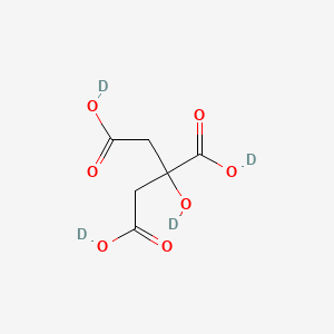 molecular formula C6H8O7 B15138044 Citric acid-d4-1 