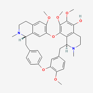 (1S,14S)-9,20,21,25-tetramethoxy-15,30-dimethyl-7,23-dioxa-15,30-diazaheptacyclo[22.6.2.23,6.18,12.114,18.027,31.022,33]hexatriaconta-3(36),4,6(35),8,10,12(34),18(33),19,21,24,26,31-dodecaen-19-ol