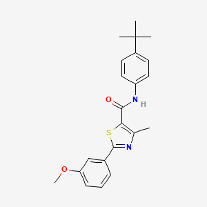 molecular formula C22H24N2O2S B15138089 Cox-1/2-IN-4 