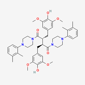 molecular formula C46H58N4O8 B15138117 NF-|EB-IN-15 