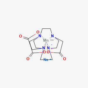 molecular formula C14H22MnN4NaO6- B15138120 Mn(II)-DO3A (sodium) 