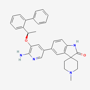 molecular formula C32H32N4O2 B15138142 Alk/ros1-IN-3 