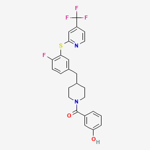 molecular formula C25H22F4N2O2S B15138153 Magl-IN-9 