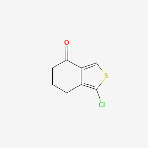 molecular formula C8H7ClOS B1513817 1-Chloro-6,7-dihydrobenzo[c]thiophen-4(5H)-one 