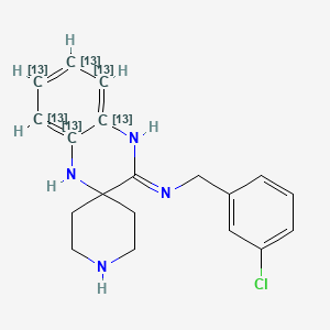 molecular formula C19H21ClN4 B15138191 Liproxstatin-1-13C6 