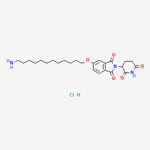 Thalidomide-5-O-C12-NH2 (hydrochloride)