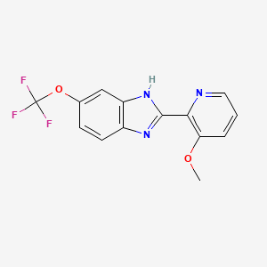 2-(3-methoxypyridin-2-yl)-6-(trifluoromethoxy)-1H-benzimidazole