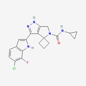 molecular formula C20H19ClFN5O B15138266 Pip5K1C-IN-2 