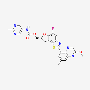 molecular formula C26H21FN6O4S B15138273 PAR4 antagonist 1 