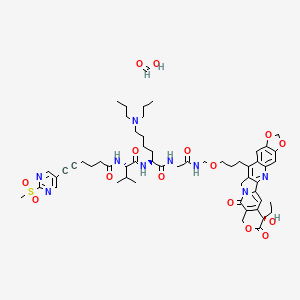 molecular formula C56H73N9O15S B15138320 DL-01 (formic) 