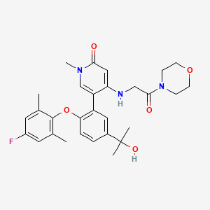 molecular formula C29H34FN3O5 B15138338 Bet-IN-23 