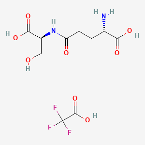 N5-((S)-1-Carboxy-2-hydroxyethyl)-L-glutamine 2,2,2-trifluoroacetate