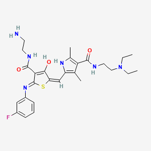 molecular formula C27H35FN6O3S B15138457 RNase L-IN-1 