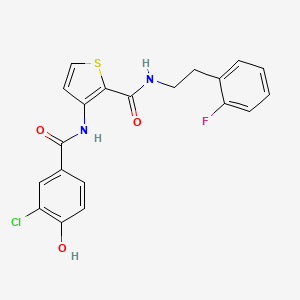 molecular formula C20H16ClFN2O3S B15138460 Hsd17B13-IN-17 