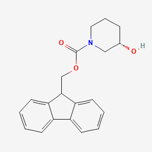 molecular formula C20H21NO3 B1513849 (S)-1-FMOC-3-hydroxypiperidine 