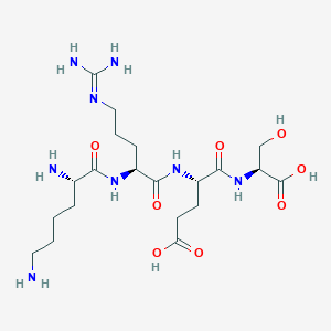 molecular formula C20H38N8O8 B15138502 KRES peptide 