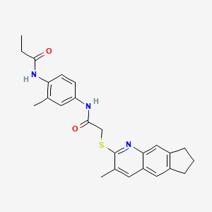 molecular formula C25H27N3O2S B15138504 FKBP51-Hsp90-IN-2 