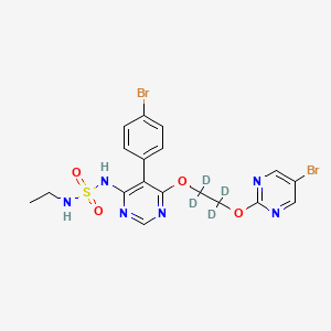 molecular formula C18H18Br2N6O4S B15138543 N-Despropyl Macitentan-d4 