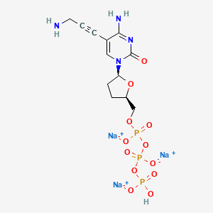 molecular formula C12H16N4Na3O12P3 B15138557 5-Propargylamino-ddCTP (trisodium) 