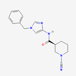 molecular formula C17H19N5O B15138610 Dub-IN-7 