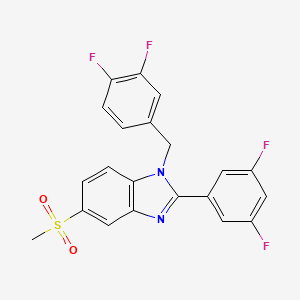 molecular formula C21H14F4N2O2S B15138693 Bcl-2-IN-19 