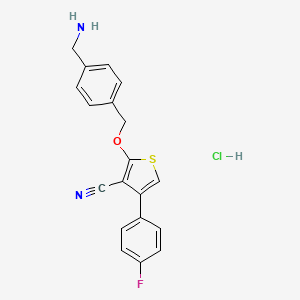 molecular formula C19H16ClFN2OS B15138704 PD-L1-IN-3 