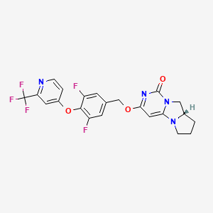 molecular formula C22H17F5N4O3 B15138756 Lp-PLA2-IN-15 