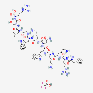 molecular formula C79H119F3N24O17 B15138757 PAMP-12 (unmodified) (TFA) 