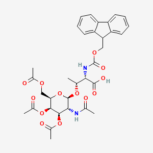 molecular formula C33H38N2O13 B15138766 Fmoc-Thr(GalNAc(Ac)3-b-D)-OH 