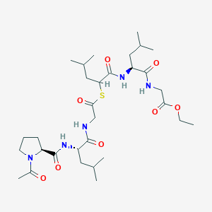 molecular formula C31H53N5O8S B15138770 Ac-Pro-Leu-Gly-[(S)-2-mercapto-4-methyl-pentanoyl]-Leu-Gly-OEt 