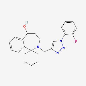 molecular formula C24H27FN4O B15138772 Parp1-IN-17 